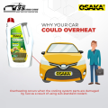 OSAKA Premium Radiator Coolant 2L - High Grade Green (Automotive Grade) | Engine Cooling System Protector | Metal Corrosion Prevention. 
