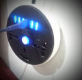 Extension Board with usb ports for mobile charging. 