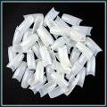 100 French Nails Natural Looking Square Cut Nail Acrylic Artificial Nails. 
