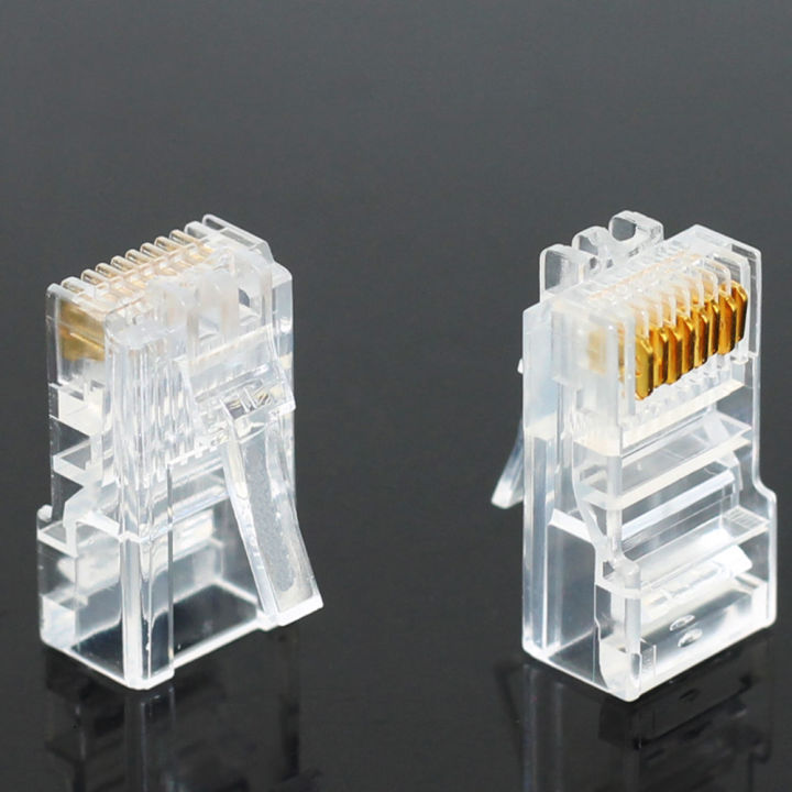 20X%20RJ45%20Ethernet%20Cable%20Network%20Connector%20Crystal%20Heads%20Gold%20Pins%20Module%20CAT6%20Plug%20-%20Image%204