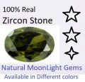 Original Zircon Gemstone (Zarkoon Stone) Oval Shaped Lab Cutted & Polished 100% Real. 