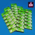 DreamsMart Pack of 10pcs AG1 1.5V battery replaces LR621 L621F LR60 SR621 SR621SW SR60 364 SG1 coin cell original brand for wrist watches toys remote. 