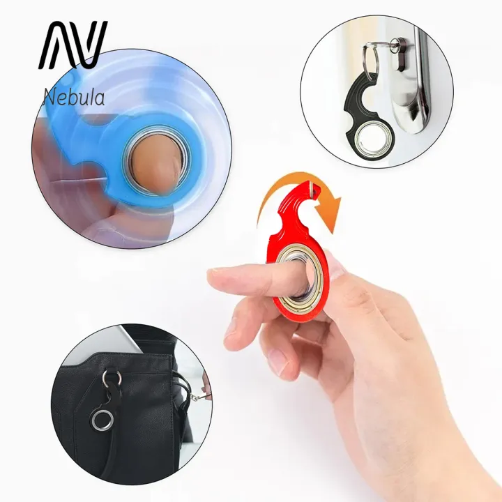 Nebula%20Supreme%20Long-lasting%20Keychain%20/%20Metal%20Finger%20Spinner%20Keychain%20/%20Stress%20Relief%20Toy%20for%20Adults%20&%20Teens%20,%20Anti-anxiety%20Sensory%20Gadget%20Rotating%20Keychain%20-%20Image%202