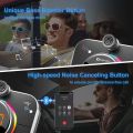 SONRU (BT95) Upgraded Bluetooth 5.0 Car Adapter, QC3.0+PD Bluetooth FM Transmitter Radio [Adjustable Microphone & Bass] [Air Vent Install] Hands-Free Call AUX Bluetooth Receiver for Car, Supports SD Card Slot/Siri. 
