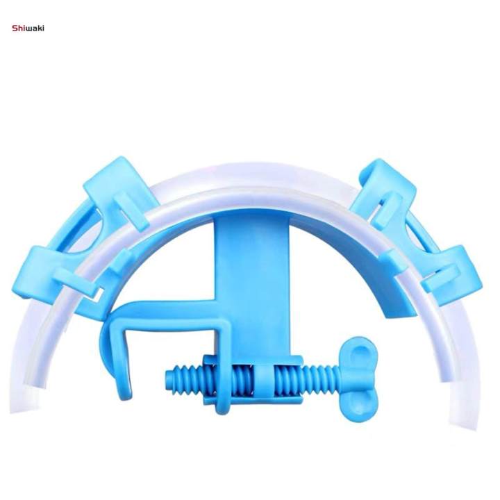 Fish Tank Hose Clamp Mounting Clip Fixing Clip Adjustable Water Pipe Clamp Blue