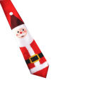 Hot selling decorations, innovative designs, printed ties, cartoon Santa Claus ties. 