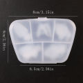 60pcs Reusable Soft Silicone Pads Stencil French Sticker Nail Art Extension Duet System Dual Forms French Manicure Builder Tool Yao Store. 