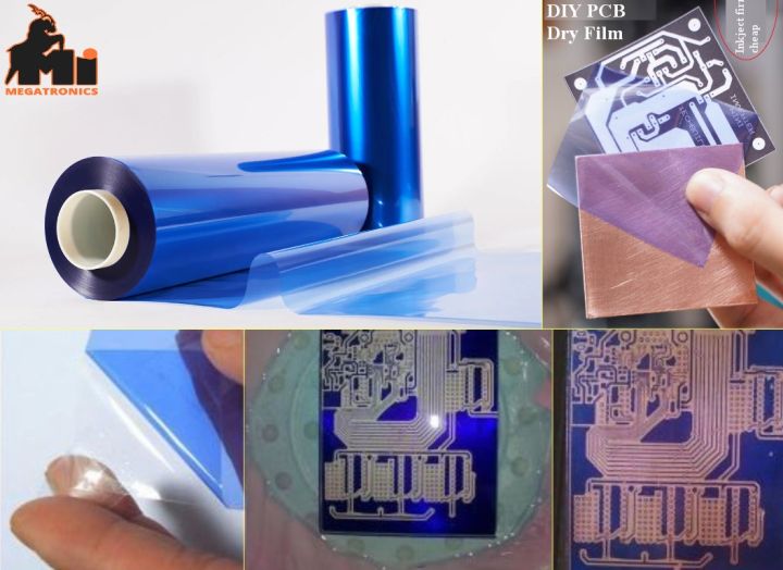 1M 40um Photoresist Dry Film PCB Making Photosensitive Film Metal Etching Circuit Work