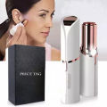 Price Tag - Finishing Touch Flawless Facial Hair Remover for Women, (Cell Operated) White/Rose Gold Electric Face Razor for Women with LED Light for Instant and Original Flawless Facial Hair Remover Painless Hair Removal. 