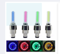 Tyre Light-Waterproof Best Quality-Tyre LED-LED Tyre - Cycle Bike Car Tyre Valve Cap Wheel Spokes LED Light-2 Pcs Cycle Bike Glow In The Dark Car Tyre Valve Cap Motion Running Sensor Activated Wheel Spokes Neon LED Light. 