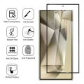 For Samsung Galaxy S24 Ultra 2Pcs Screen Protector Film Drop Proof For Samsung Galaxy S24Ultra HD Full Cover Tempered Glass With Black Edge. 