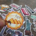 10 Pcs World Tour Places Stickers Pack for Laptop Desk Notebook Phone DIY Stickers - JangoMango Store. 