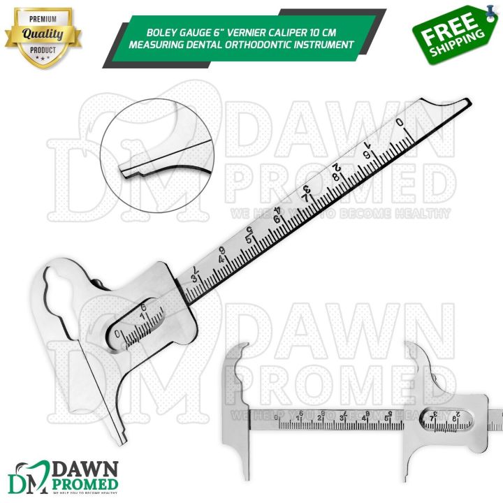 Dental Boley Gauge Caliper Stainless Steel Dental Dentist Lab Instrument CE