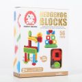 Hedgehog blocks 56 pcs Bh602 building blocks interlocking bristles. 