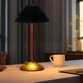 Rechargeable LED Table Lamp | Portable Metal Desk & Bedside Light | Touch Sensor with 3 Color Modes & Brightness Levels | Modern Home & Dining Room Lamp. 