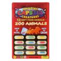 AMAZING CAPSULE ANIMALS - 12PCS/Set - Warm Water Growing Animal Capsule Toy - Four Style Mermaid, Dinosaur, Wild Animals, Forest Animals, Zoo Animals,  Animal Kids, Sea Animals, Toys for Boys Girls Play. 