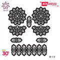 Arabic Mehndi Design Both hands Mehndi Stencils | Mehndi | Mehndi Design sticker stencils | mehndi sticker full arabic tikki kalai designs | Mehndi Stencils. 