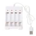 USB Output Ni-MH AA/AAA Battery Charger – Universal 4 Slot Smart Charger for 1.2V Rechargeable Batteries. 