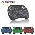 Mini 2.4 GHz Wireless Keyboard Backlit illuminated Wireless Mouse Combo with Touchpad LED Remote Rechargeable Li-Ion Battery for PC Windows XP Vista 7 8 10. 