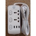 Electric Extension Cable with USB Ports. 