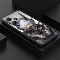 For Infinix Hot 30 Play Back Cover Mechanical Cool Boys Case Multicolor Liquid Silicone Mobile Phone Cover. 