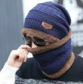 New Stylish Winter Hats, Ladies And Gents Hot Knitted caps and Neck Warmer Mask 2 in 1 Scarf Beanie for Kids, Boys & Girls / UNISEX Double Layer Hat and Neck Warmer For Mens And Womens. 