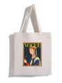 Totebag printed graphic canvas totebag vogue totebag. 