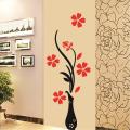 Decals Design 'Flowers with Vase' Wall Sticker (PVC Vinyl). 