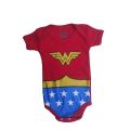 Body MULHER MARAVILHA Personagem Temático Heróis Bebê bori/ Fantasia Mesversário bore promoção 100% algodão barato enxoval menina. 