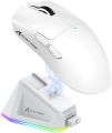 ATTACK SHARK X11 Gaming Mouse with Magnetic Charging Dock, PixArt PAW3311 Gaming Sensor, BT/2.4G Wireless/Wired Gaming Mouse, 22000 DPI, Office Mice Gamer Mice for Win11/Xbox/PS/Mac (White). 