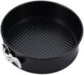 Premium Quality Non stick Cake Pan 18/20/22 CM Springform Pan Non-stick Bakeware Cheesecake Pan with Removable Bottom Leakproof Round Cake Pan for Baker & Baking Cake Pan Round Baking Pan Cakepan Cake Baking Tool Round Shape Cake Non Stick Lockable. 
