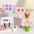 Cute Cartoon Animal Design Message Holder Clip Photo Stand Card Inspiring Desk Decoration Accessories Crafts Small Ornament SUNM. 