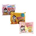Samyang "Cheese Combo" (Pink+Creamy+Yellow) 3 Different Noodles (Pink Carbonara+ Creamy Carbo+Yellow Cheese) Imported Noodles Korean Ramen. 