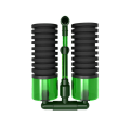 Double Water Filter Aquarium Fishtank Sponge Water Filter Air Pump Fish Tank Cleaning Filter Aquarium Accessory 1 PCS L. 