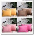 Large sofa pillow cover 50×70 light luxury pillow cover without core rectangular cushion cover long waist pillow. 