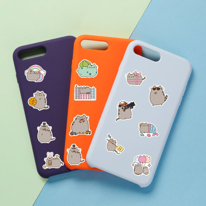 Pusheen%20Sun-resistant%20Cute%20Cat%20Decal%20Hand%20Account%20Journal%20Note%20Cartoon%20Stickers%20-%20Image%206