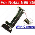 LCD Screen Flex Cable For Nokia N95 2GB 8GB Keypad Flat with Front Camera LCD Flex Ribbon Connector Replacement Parts. 