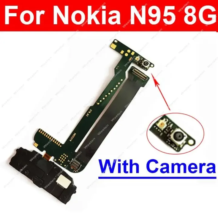 LCD%20Screen%20Flex%20Cable%20For%20Nokia%20N95%202GB%208GB%20Keypad%20Flat%20with%20Front%20Camera%20LCD%20Flex%20Ribbon%20Connector%20Replacement%20Parts%20-%20Image%202
