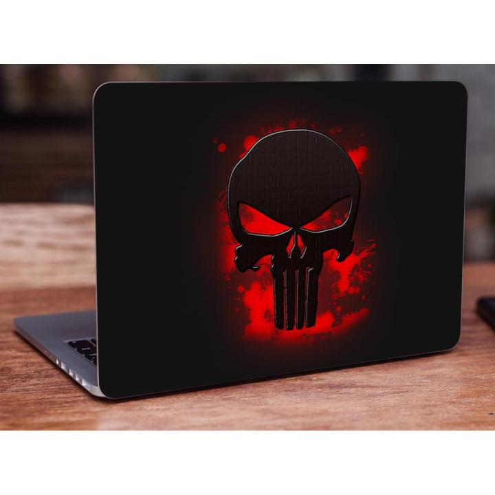 The Punisher, skull, blood, red Laptop Skin Vinyl Sticker Decal, 12 13 13.3 14 15 15.4 15.6 inch Laptop Skin Sticker Cover Art Decal Protector Fits All Laptops