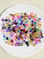 150,300 pcs Multicolor Single and Double Tone Crackle Glass Beads – Shiny 8mm Round Beads for Jewelry Making & DIY Crafts. 