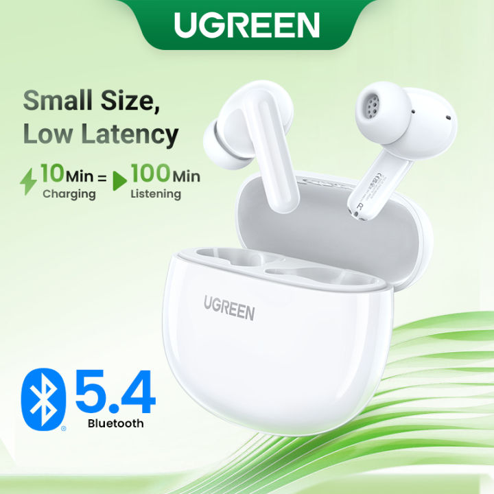 UGREEN HiTune P3 Wireless Bluetooth Handfree Earphone BT 5.4 In-Ear White Headphones Single Microphone Call Noise Reduction Suitable for iPhone 16 Pro Max Samsung S25 S24 Ultra and all iOS and Android phones, supports AAC, SBC