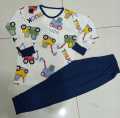 AZ Exports cars printed new arrival night suit for kids. 