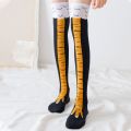 Chicken Paws Feet Socks Women Over The Knee Long Socks Funny Cartoon Cotton Chicken Leg Claw Ladies 3D Print Thigh High Socks. 
