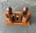 Handcrafted Wooden Shahi Qila (Lahore Fort) Replica - A Tribute to Mughal Grandeur. 
