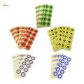 250Pcs/25 Sheets Splatter paper target High Visibility for Bow Outdoor. 