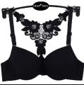 New Fashion Women's Front Open And Back Style Light Padded Bras For Bridals Push Up Style Front Open Bra For Girls And Women. 