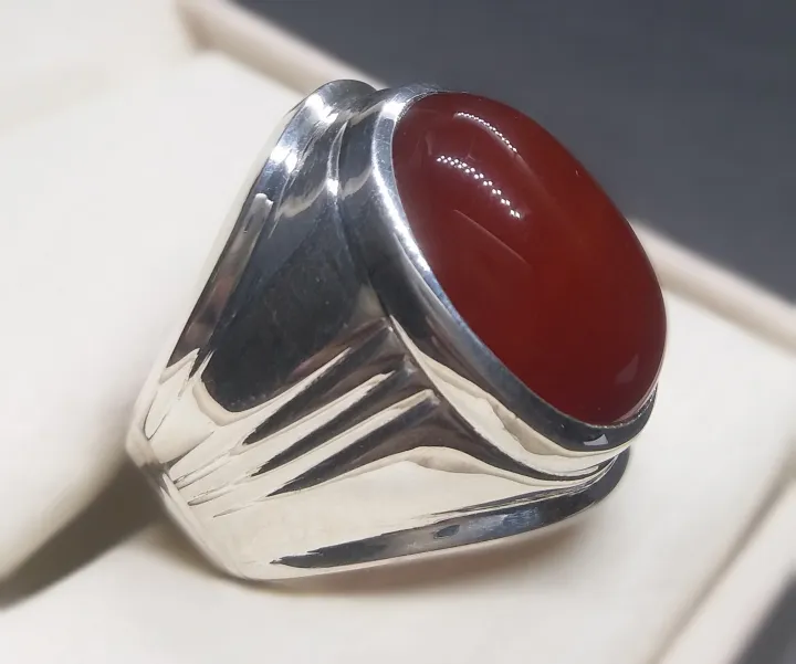Natural%20Unheated%20Untreated%20Yemeni%20Deep%20Brown%20Aqeeq%20Ring%20Sterling%20Silver%20925%20Handmade%20Ring%20Brown%20Agate%20Ring%20Carnelian%20Ring%20Hakik%20Ring%20Chandi%20Ring%20Akik%20Ring%20Aqiq%20Ring%20Original%20Gemstone%20Ring%20for%20Men%20-%20Image%204