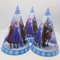 FROZEN THEME BIRTHDAY PARTY CAPS - PACK OF 10 BIRTHDAY CAPS - FROZEN THEME CAPS. 