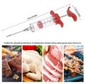 Stainless Steel Meat Tenderizer Flavor Seasoning Injector Needle Injection Syringe. 