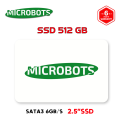 Microbots SSD Hard Disk Drive 512 GB SATA3 6GB/s 2.5 Solid State Drive for Laptop Desktop PC. 